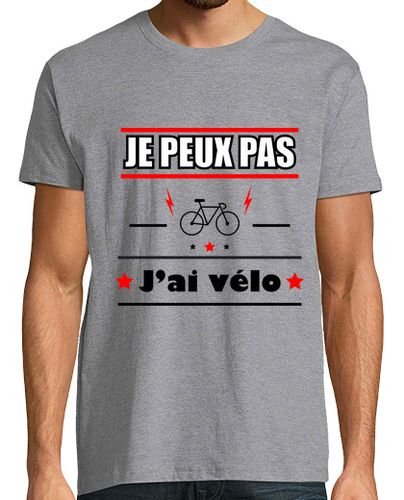Camiseta no puedo tener bicicleta ciclismo - latostadora.com - Modalova
