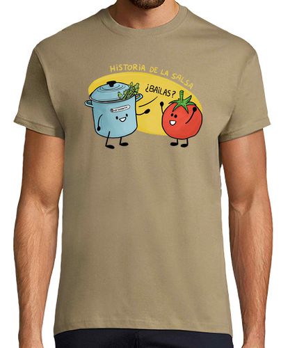 Camiseta Historia de la Salsa. Olla y tomate - latostadora.com - Modalova