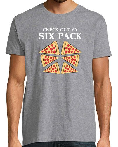 Camiseta Funny Pizza Six Pack Gym - latostadora.com - Modalova