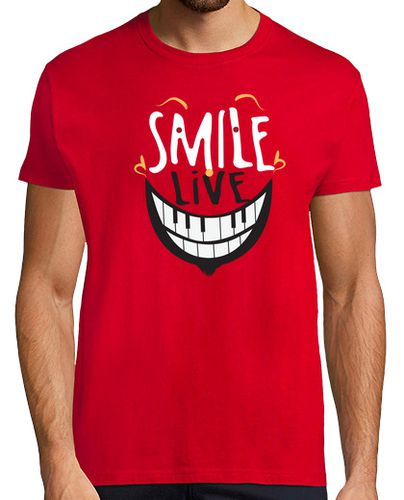Camiseta Smile Sonrie Musica Piano - latostadora.com - Modalova