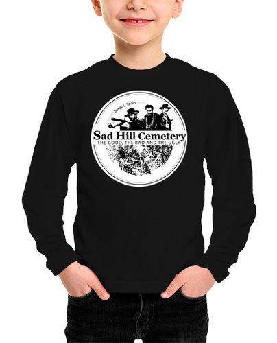 Camiseta Niño Manga Larga Camiseta niño manga larga Sad Hill logo laTostadora - latostadora.com - Modalova