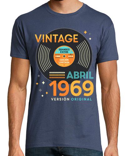 Camiseta VINTAGE Abril 1969 - latostadora.com - Modalova