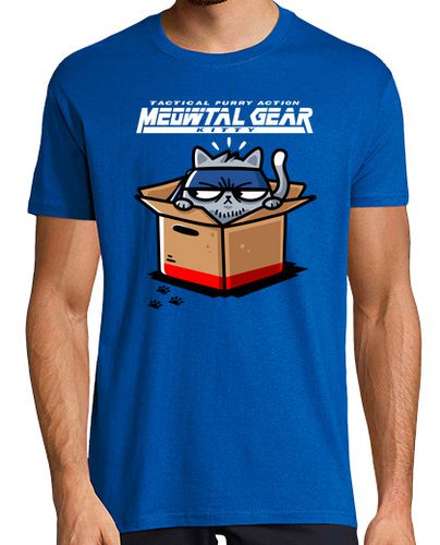 Camiseta Hombre Manga Corta Meowtal Gear Solid laTostadora - latostadora.com - Modalova