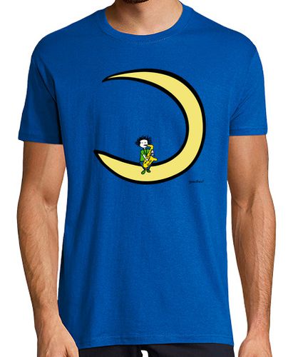 Camiseta Hombre Manga Corta Moon and alto sax laTostadora - latostadora.com - Modalova