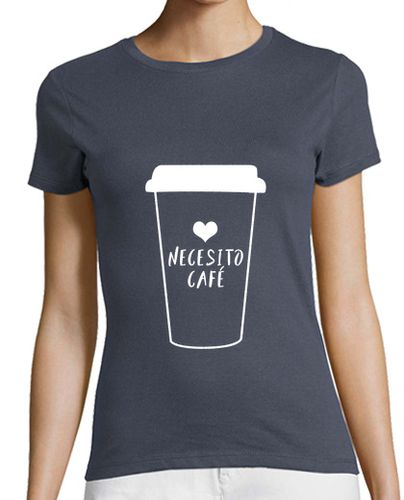 Camiseta mujer Necesito cafè - latostadora.com - Modalova