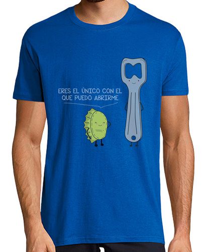 Camiseta Hombre Manga Corta Eres el único con el que puedo abrirme laTostadora - latostadora.com - Modalova