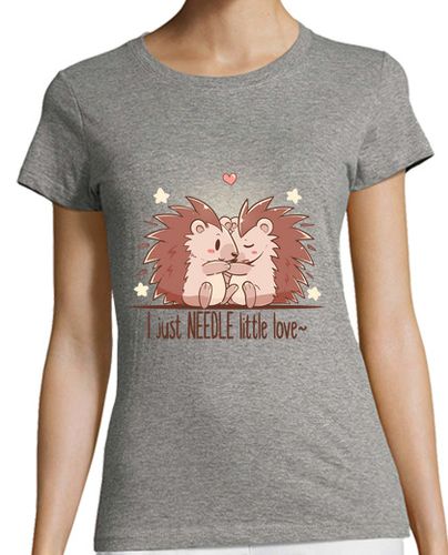 Camiseta mujer acabo de coser poco amor - erizo - camisa de mujer - latostadora.com - Modalova