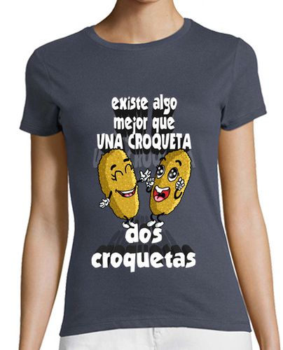 Camiseta mujer CROQUETAS - latostadora.com - Modalova