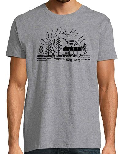 Camiseta Hombre Manga Corta vibraciones de campo (para luz) laTostadora - latostadora.com - Modalova