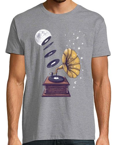 Camiseta Hombre Manga Corta Moon Music laTostadora - latostadora.com - Modalova