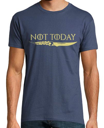 Camiseta Not Today Dorado - latostadora.com - Modalova