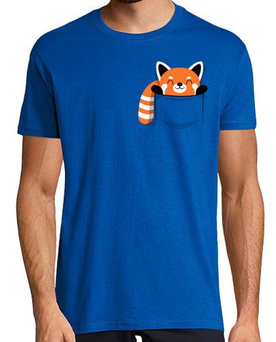 Camiseta Hombre Manga Corta Panda rojo bolsillo laTostadora - latostadora.com - Modalova