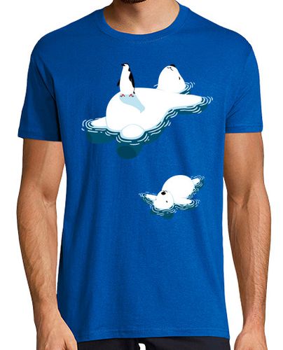 Camiseta Hombre Manga Corta Oso polar pinguino laTostadora - latostadora.com - Modalova