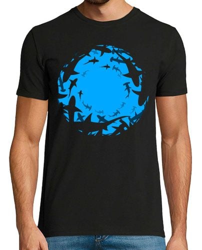 Camiseta Hombre Manga Corta Circulo de tiburones laTostadora - latostadora.com - Modalova