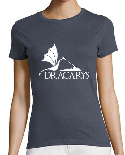 Camiseta mujer Dracarys dragón blanco M, mc - latostadora.com - Modalova