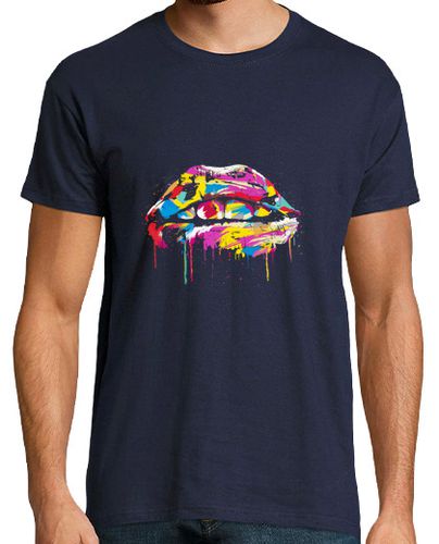 Camiseta labios coloridos - latostadora.com - Modalova