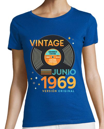 Camiseta mujer VINTAGE Junio 1969 - latostadora.com - Modalova