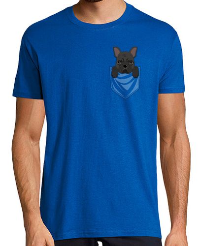 Camiseta Perro Bulldog Francés Bolsillo laTostadora - latostadora.com - Modalova