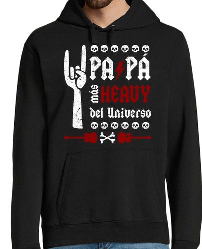 Sudadera Con Capucha Para Hombre Papá más heavy del Universo regalos dia padre laTostadora - latostadora.com - Modalova