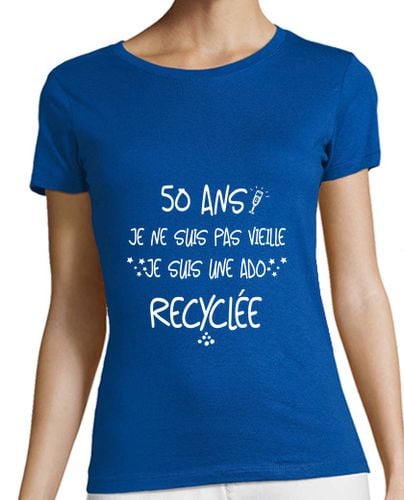 Camiseta Mujer Manga Corta 50 años no tengo edad laTostadora - latostadora.com - Modalova