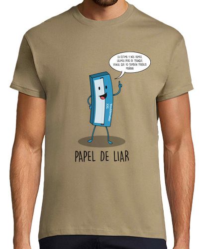 Camiseta Hombre Manga Corta Papel de liar laTostadora - latostadora.com - Modalova