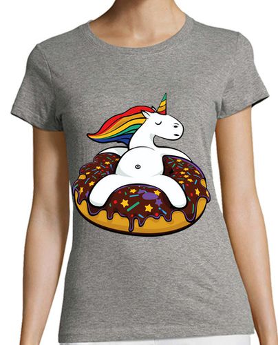 Camiseta mujer Unicornio Rosquilla - latostadora.com - Modalova