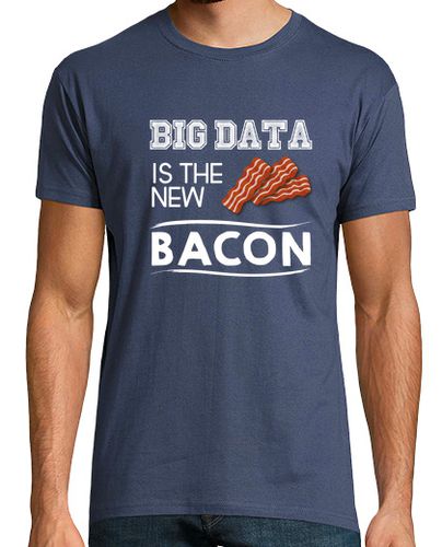 Camiseta Big data is the new bacon light - latostadora.com - Modalova