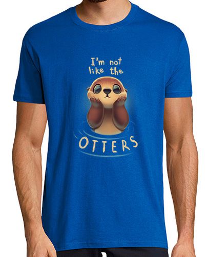 Camiseta Hombre Manga Corta Not like the otters - Funny Animal - cute nutria laTostadora - latostadora.com - Modalova