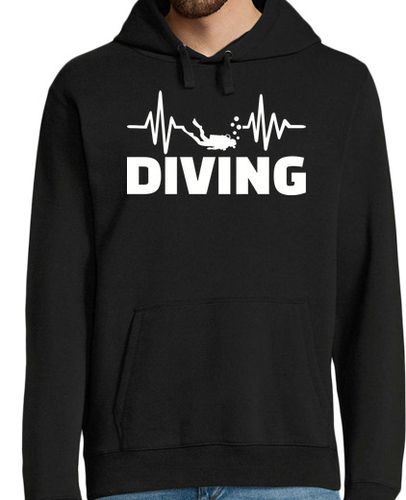 Sudadera Con Capucha Para Hombre frecuencia de buceo laTostadora - latostadora.com - Modalova