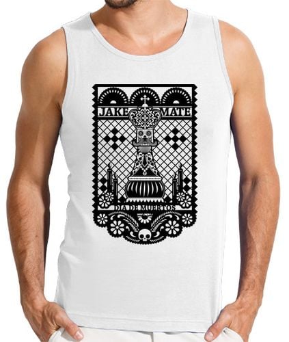 Camiseta Hombre Sin Mangas Día de Muertos H laTostadora - latostadora.com - Modalova