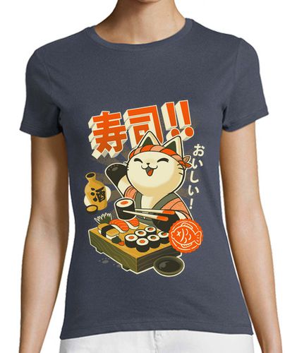 Camiseta mujer Sushi chef t-shirt w - latostadora.com - Modalova