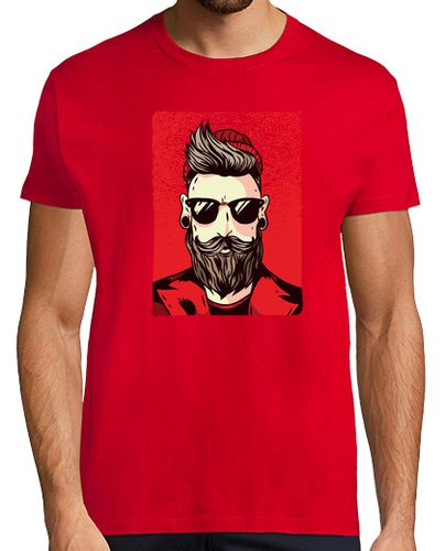 Camiseta Camiseta hipster barbudo - latostadora.com - Modalova