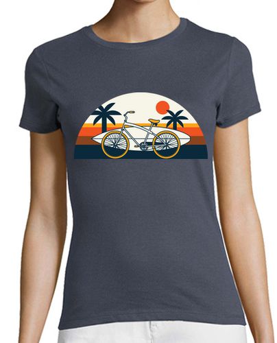 Camiseta mujer bicicleta de surf - latostadora.com - Modalova