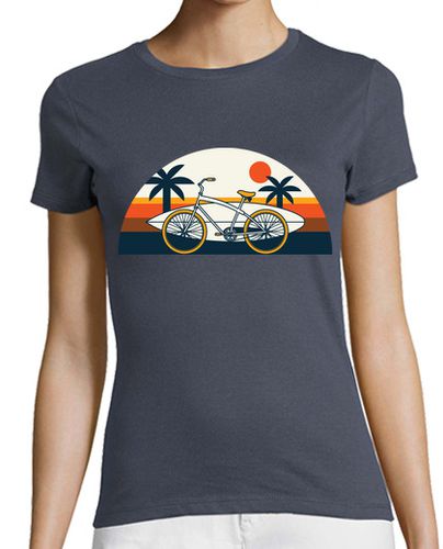 Camiseta Mujer Manga Corta bicicleta de surf laTostadora - latostadora.com - Modalova