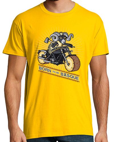 Camiseta Hombre Manga Corta Born to be Basque laTostadora - latostadora.com - Modalova