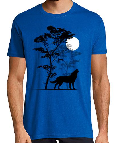 Camiseta Hombre Manga Corta Lobo aullando laTostadora - latostadora.com - Modalova