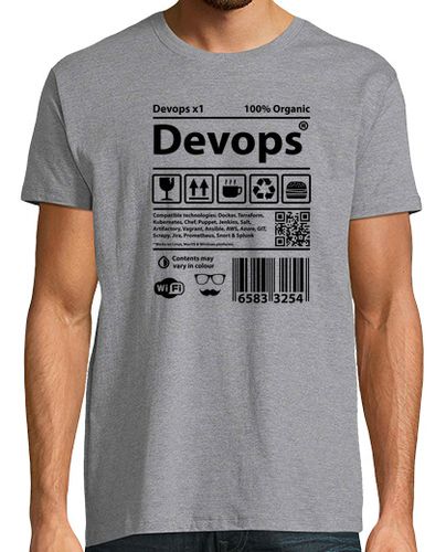 Camiseta Devops Barcode black - latostadora.com - Modalova