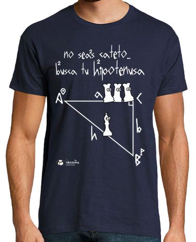 Camiseta Busca tu hipotenusa fondos oscuros - latostadora.com - Modalova