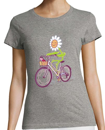 Camiseta mujer Paseo en Bici - latostadora.com - Modalova