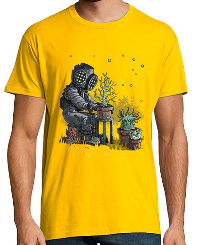 Camiseta Hombre Manga Corta Jardín de Coral. laTostadora - latostadora.com - Modalova