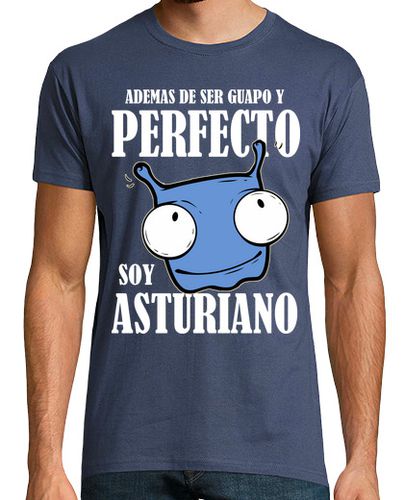 Camiseta Soy asturiano - Fondo oscuro - Hombre, manga corta, calidad extra - latostadora.com - Modalova