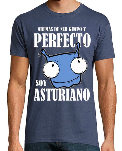 Camiseta Soy asturiano - Fondo oscuro - Hombre, manga corta, calidad extra laTostadora - latostadora.com - Modalova