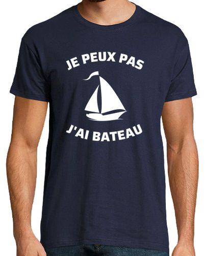 Camiseta No puedo tener un barco de humor marino - latostadora.com - Modalova