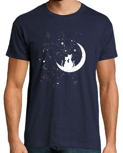 Camiseta Camiseta Cat Moon Love - latostadora.com - Modalova