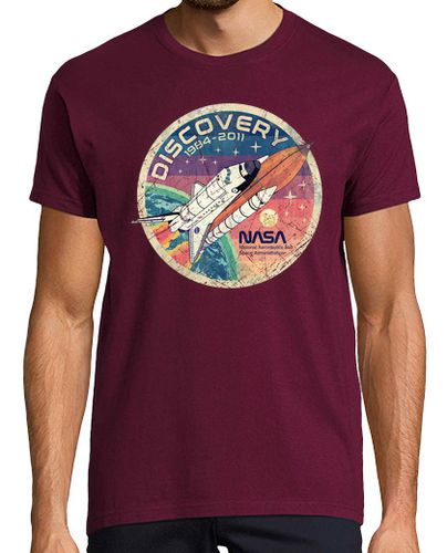 Camiseta Discovery 1984-2011 Vintage Emblem laTostadora - latostadora.com - Modalova