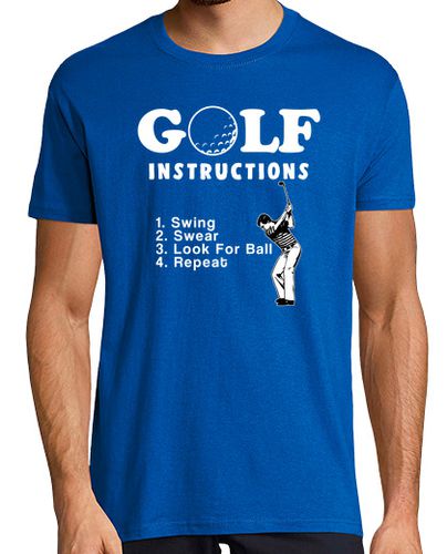 Camiseta instrucciones de golf golfista divertid laTostadora - latostadora.com - Modalova