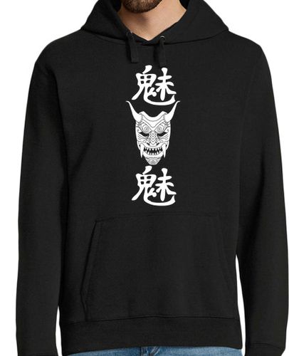 Sudadera Con Capucha Para Hombre manga demonio blanco laTostadora - latostadora.com - Modalova