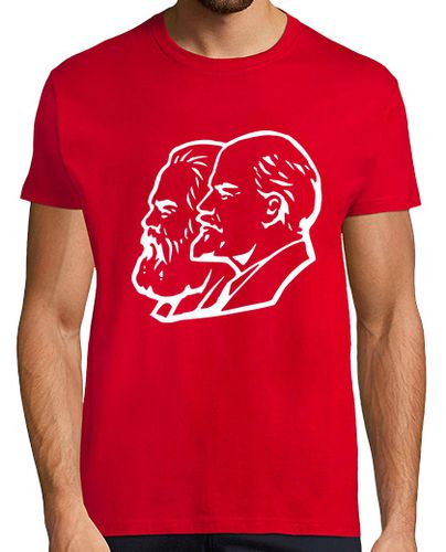 Camiseta Marx y Lenin - latostadora.com - Modalova