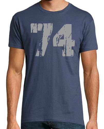Camiseta Retro Gris 74 - latostadora.com - Modalova