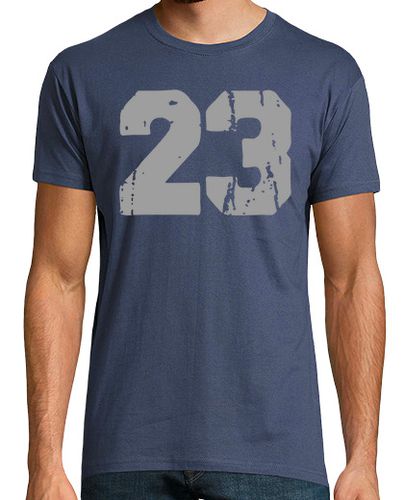 Camiseta Retro Gris 23 - latostadora.com - Modalova